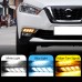 Дневные ходовые огни Nissan Kicks белого цвета, светоди
