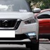 Дневные ходовые огни Nissan Kicks белого цвета, светоди
