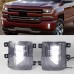 Дневные ходовые огни Chevrolet Silverado белого цвета и