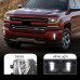 Дневные ходовые огни Chevrolet Silverado белого цвета и