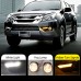 Дневные ходовые огни для Isuzu MU-X MU, белый светодиод
