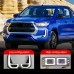 Дневные ходовые огни Toyota Hilux Revo, желтые поворотн