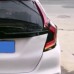 Задние фонари Honda Jazz Fit, красные светодиодные DRL