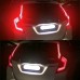 Задние фонари Honda Jazz Fit, красные светодиодные DRL