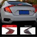 Задний фонарь Honda Civic красного цвета, светодиодный,