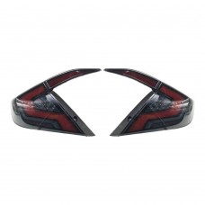 Задний Фонарь Honda Civic Красного Цвета, Светодиодный, с Дхо (Крышка дыма)