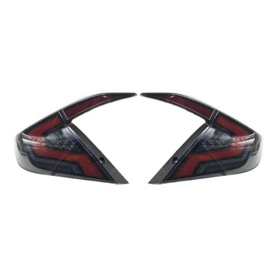 Задний фонарь Honda Civic красного цвета, светодиодный,