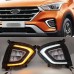 Светодиодные дневные огни для Hyundai Creta белого цвет
