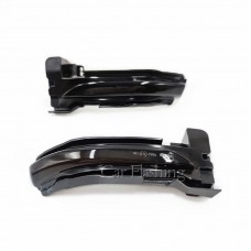 Динамическая светодиодная мигалка для Ford Kuga 2012-2020, желтая с подсветкой, пластик
