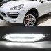 Боковые габаритные огни Porsche Cayenne белого цвета из