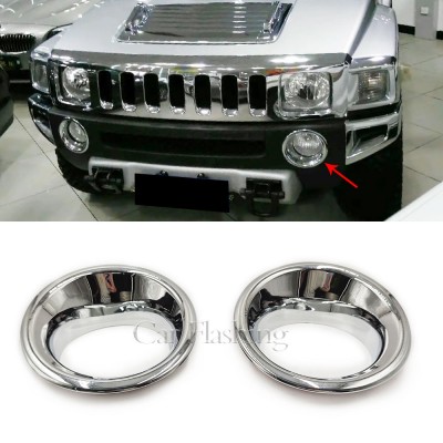 Противотуманная фара Hummer H3 Хром из ABS-пластика