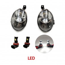 Противотуманные Фары Led для Volkswagen Touran Tiguan Caddy Jetta Golf - Белый Abs-пластик (Пара светодиодных ламп)