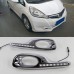 Дневные ходовые огни DRL для Honda Jazz Fit - белые све