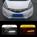 Дневные ходовые огни DRL для Honda Jazz Fit - белые све