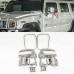 Хромированные крышки бокового зеркала для Hummer H2 SUV