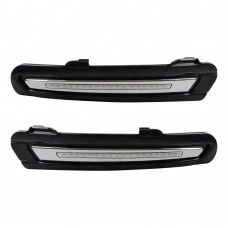 Дневные Ходовые Огни Ford Fusion Mondeo 2011-2013, Светодиодные, Белого Цвета, Абс+светодиод (Белый и желтый)