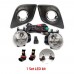 Противотуманные фары Toyota Hilux Revo хромированные с 