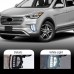Светодиодные ДХО для Hyundai Santa Fe, белый цвет, Абс-