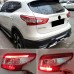 Задний фонарь Nissan Qashqai, красный, Абс-пластик + св