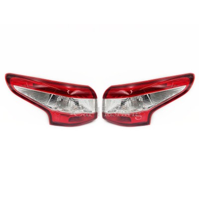 Задний фонарь Nissan Qashqai, красный, Абс-пластик + св