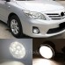 Противотуманная фара Toyota Corolla белого цвета из ABS