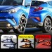 Задний фонарь Toyota C-HR белого цвета из АБС со светод