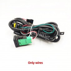 Противотуманные Фары Led для Ford Fusion Fiesta Mustang Ranger Focus C-max, Белый Abs-пластик (Проводов)