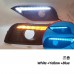 Фара DRL с поворотом для Honda CR-V, белый АБС + светод