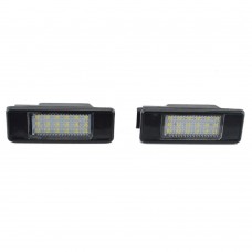 Подсветка Номерного Знака Peugeot 207 308 Citroen Berlingo C2 C3 C4 C5 C6 Ds3 Холодный Белый 18 Светодиодов