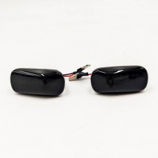 Светодиодный Боковой Указатель Поворота для Acura Integra Nsx Rsx Honda Civic Accord - Черный Пластик (Черная крышка динамического сигнала)