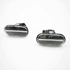 Светодиодный Боковой Габаритный Фонарь для Acura Honda Черного Цвета, Abs + Led (Без динамической прозрачной крышки)