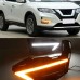 Дневные ходовые огни для Nissan X-Trail белого цвета с 