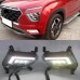 Дневные ходовые огни Hyundai Creta светодиодные с желты