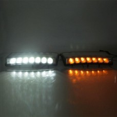 Дневные ходовые огни Nissan 350Z, желтые сигнальные DRL, пластиковые, до 2009 года выпуска.
