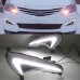 Светодиодные дневные ходовые огни Hyundai Solaris желто
