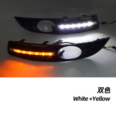 Фары DRL LED для VW Passat B6 белого цвета