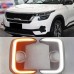 Противотуманные фары для Kia Seltos, светодиодные дневн
