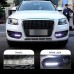 Дневные ходовые огни Audi Q5, светодиодные, белого цвет