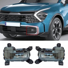 Передняя Бамперная Противотуманная Фара Kia Sportage Kx5 2021 в Белом Цвете (Модель B)