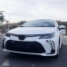 Дневные ходовые огни Toyota Corolla желтого цвета