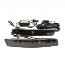 Дневные ходовые огни Volkswagen Beetle 2012-2021, ABS, белые, с желтым сигналом поворота
