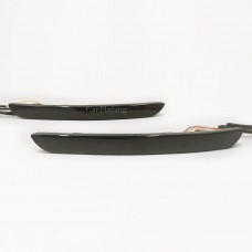 Светоотражатель заднего бампера Honda Civic 2016-2021, красный ABS с LED подсветкой
