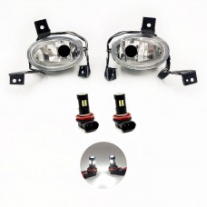 Противотуманная фара светодиодная ABS для Honda CR-V 2009-2011, 3500lm, 12V, влагозащита IP67
