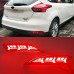 Фонарь заднего бампера Ford Focus красного цвета, свето