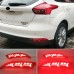 Фонарь заднего бампера Ford Focus красного цвета, свето