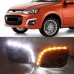 Светодиодные DRL для Lada Kalina с поворотником и проти