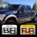 Задний фонарь Ford F-250 желтого цвета с копчеными линз