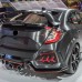 Задняя противотуманная фара Honda Civic Hatchback красн