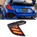 Задний фонарь для Honda Civic красного цвета из АБС со 