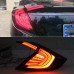 Задние фонари Honda Civic красного цвета, LED, ABS
